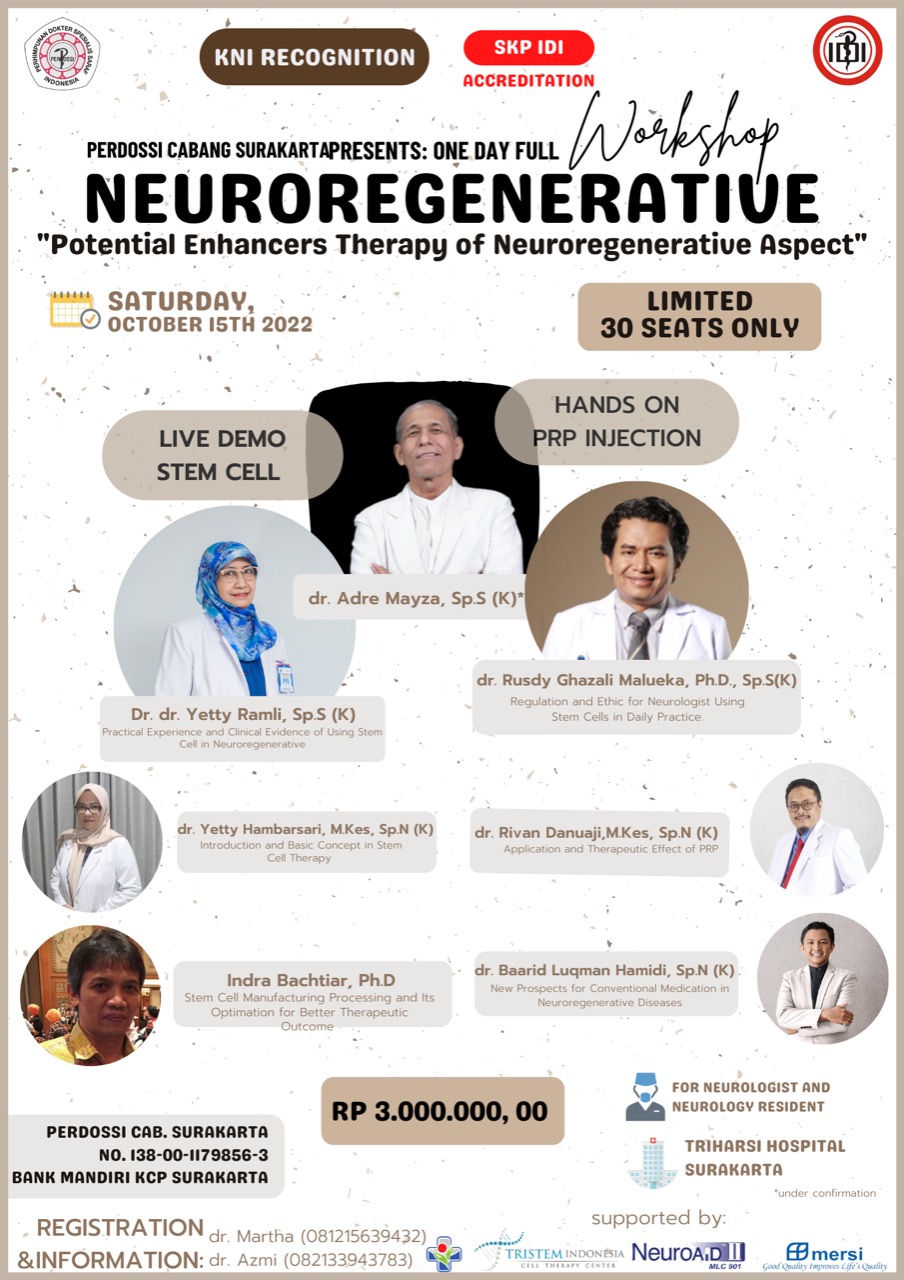 Workshop - Potential Enhancers Therapy of Neuroregenerative Aspect